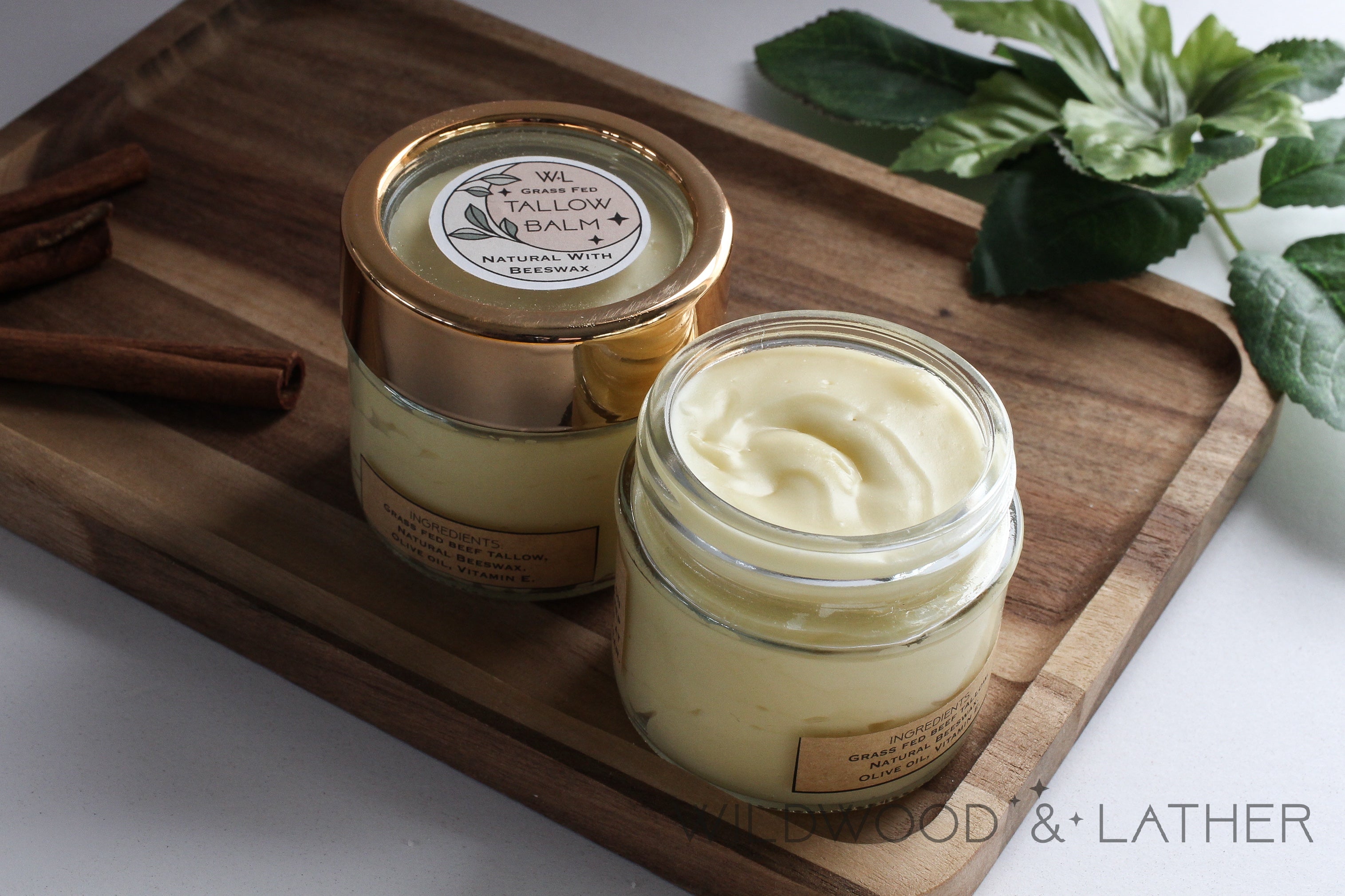 Grass-Fed Tallow Balm - Natural with Beeswax
