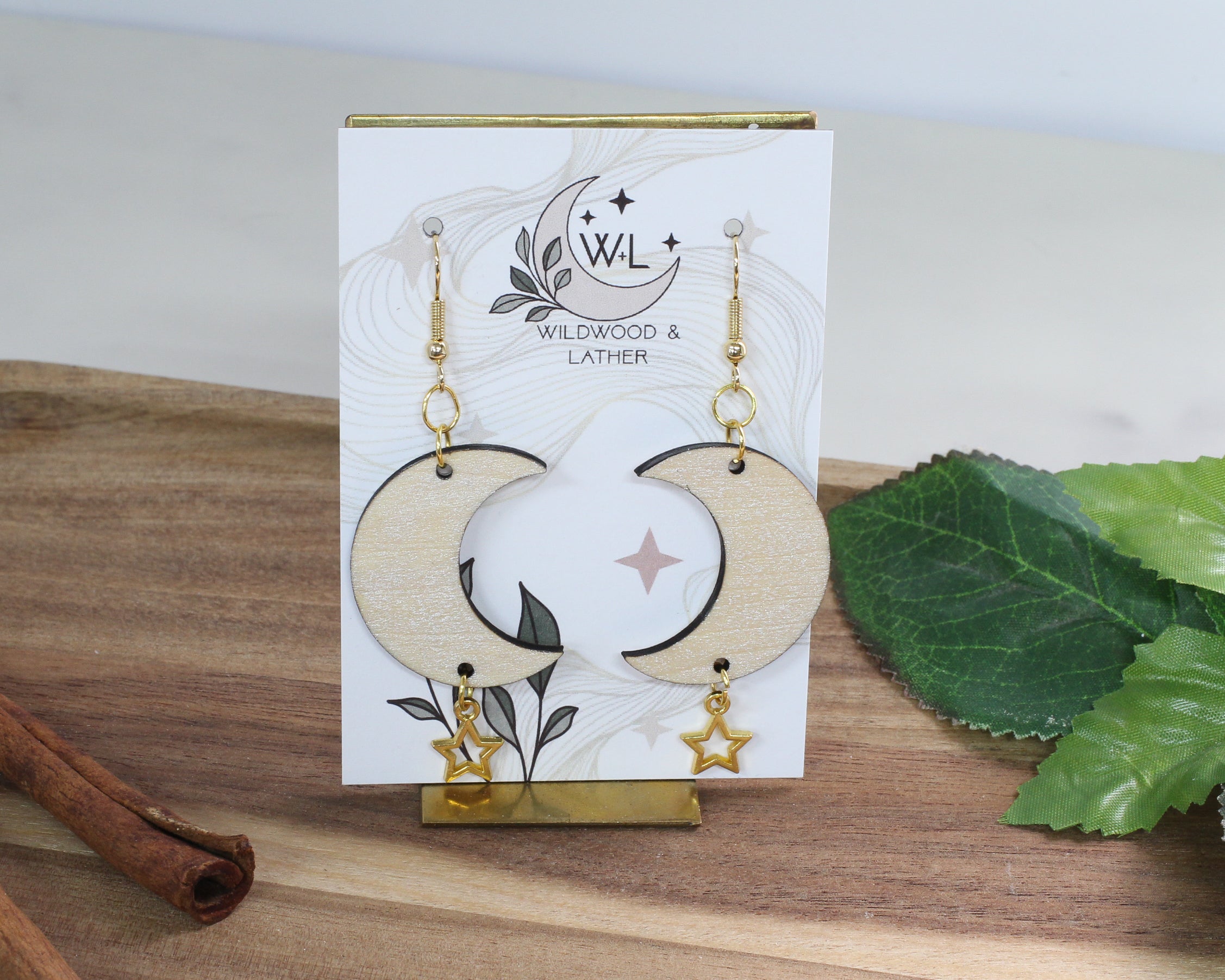 Artemis Wooden Earrings.