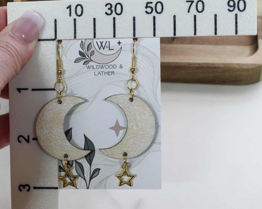 Artemis Wooden Earrings.
