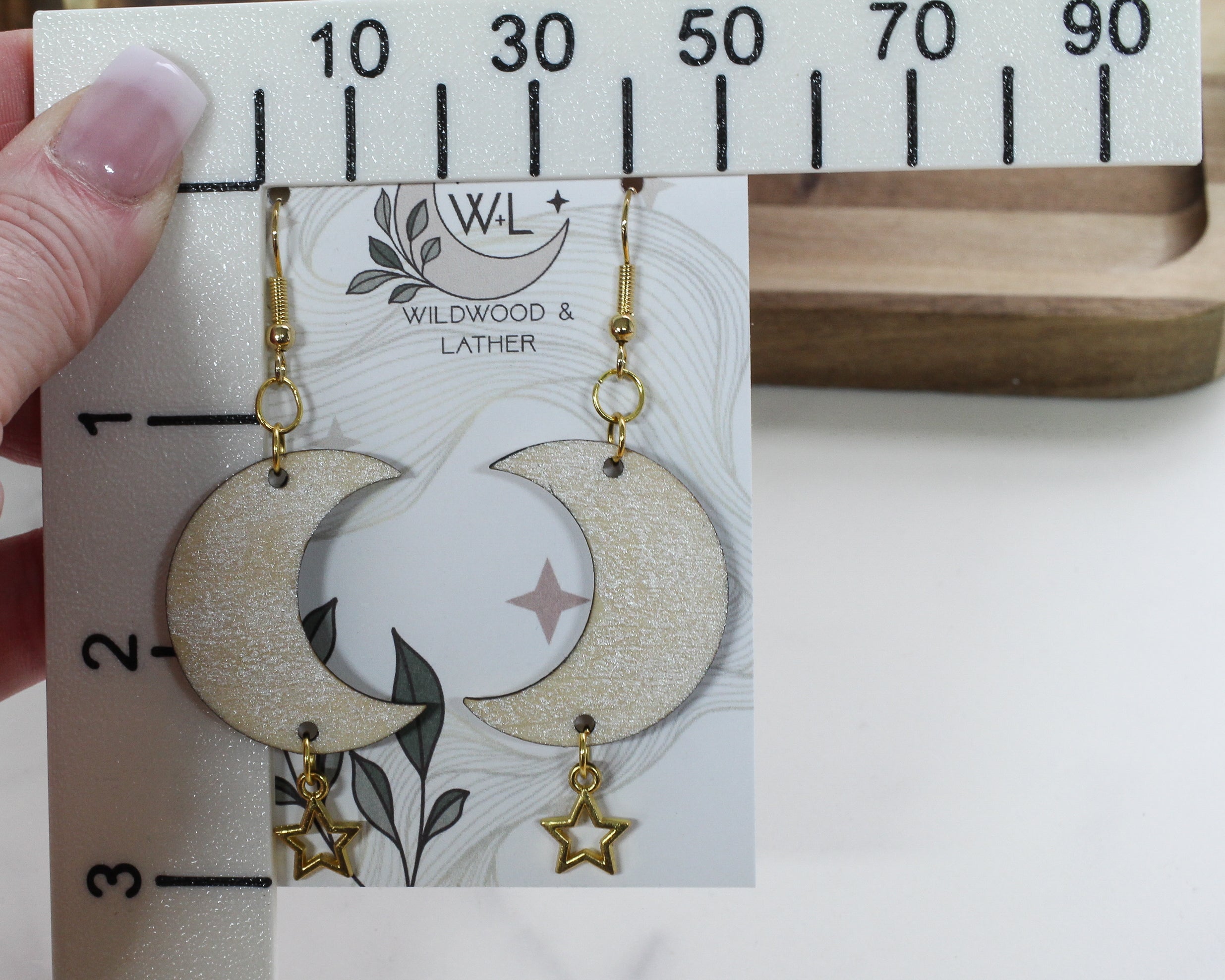 Artemis Wooden Earrings.