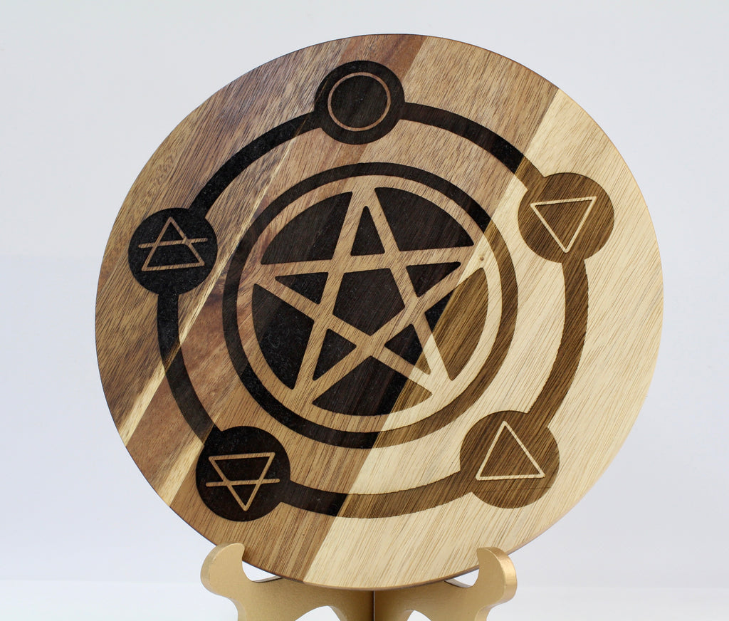 Elements Pentacle Alter Board / Wall Decor